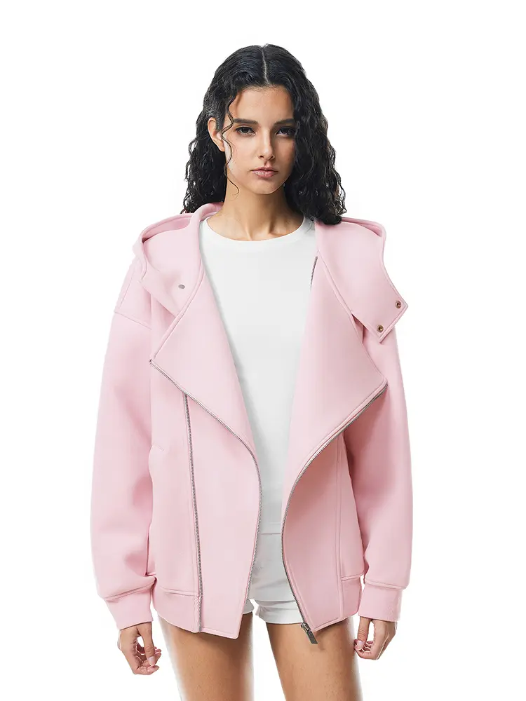 FDR Heavyweight Cardigan Style Hoodie 460g Fleece Lined, Oversized