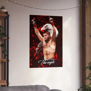 Khabib "The Eagle" Nurmagomedov Poster - UFC Decor - Fight Merch