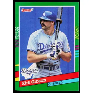 Kirk Gibson 1991 Donruss #445 Los Angeles Dodgers