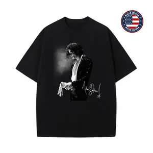 Michael Jackson Unisex T-Shirt, Pop Music Graphic Tee, Retro Y2K Style Shirt, Music Fan Merch Gift for Him Her, Memory Tribute Apparel, Soft Cotton Trendy Crewneck Top