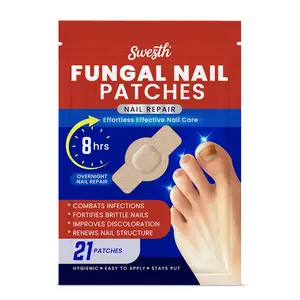 Christmas Nail Care Gift Set - 21 Fungal Nail Patches to Combat Infections & Strengthen Nails | Fortifies Brittle Nails, Improves Discoloration (Perfect Stocking Stuffer)