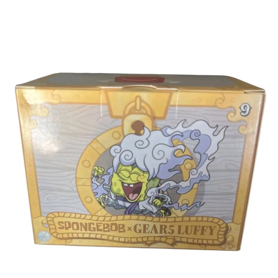 2026 McDonald's Happy Meal SpongeBob x One Piece Toy#09-Spongebob & Gear 5 Luffy