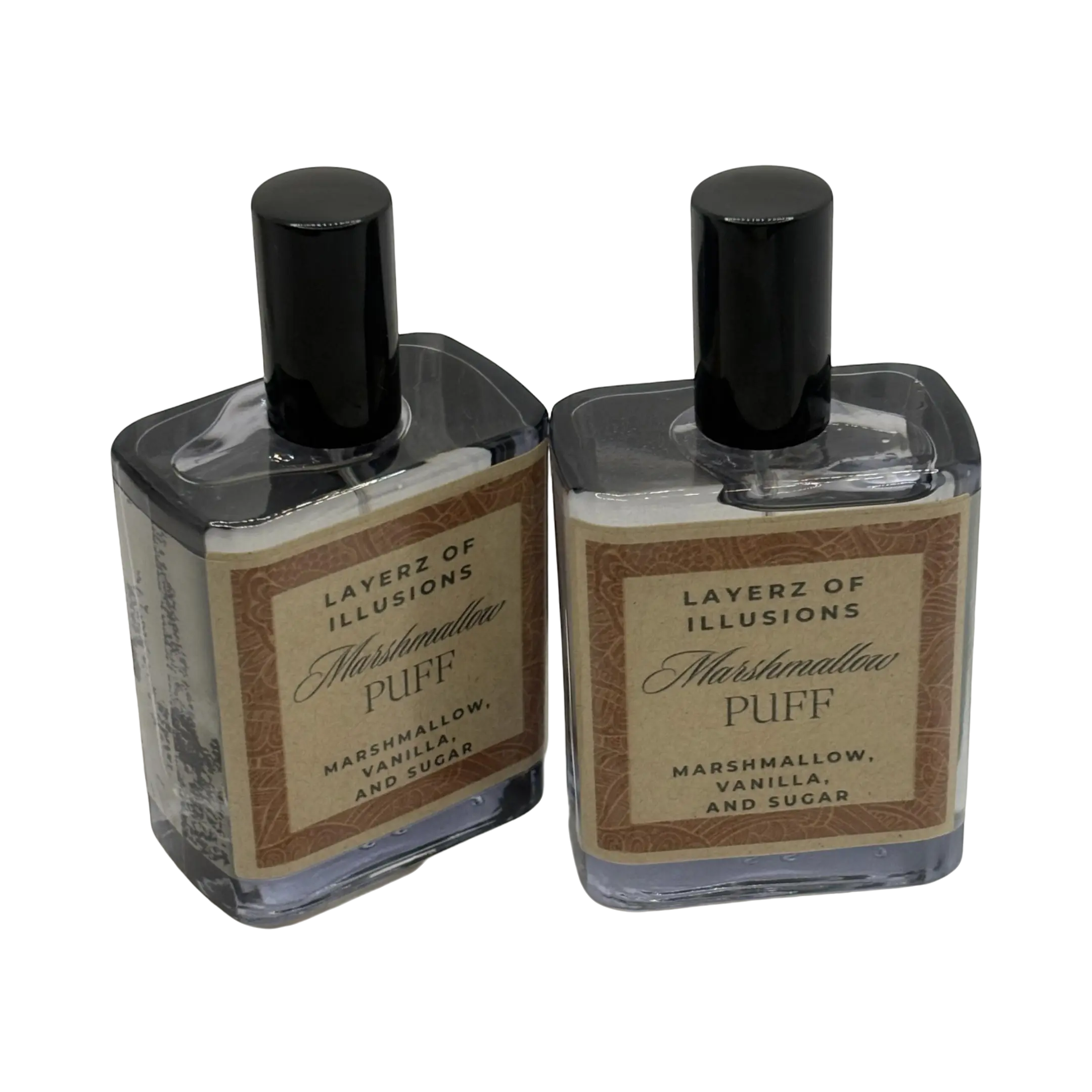 Layerz of Illusions Marshmallow Puff Gourmand Fragrance with Vanilla & Sugar Notes Classic Creamy Sweetness for Women