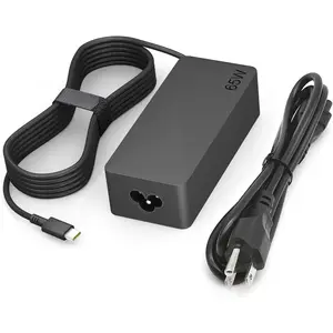 65W USB C Charger for Lenovo Thinkpad/Yoga/Chromebook Laptop Computer 65W 45W USB C Fast Power Adapter