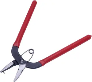 Hole Punch Pliers  Pliers Eyelet Pliers Craft Paper Leather Hole-punching Handed Tool  Red Pin:1mm