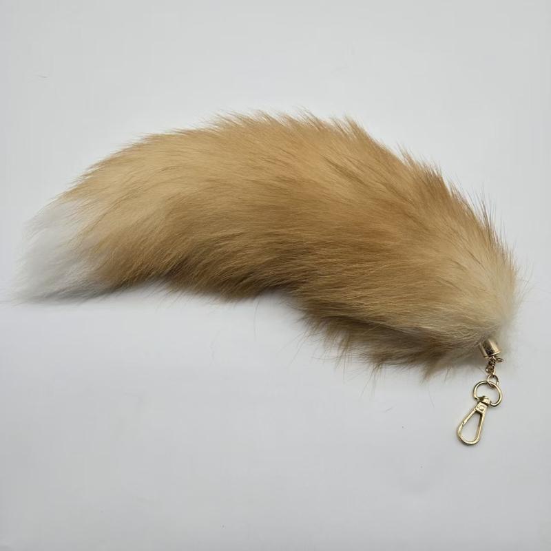 2025 Summer Viral  Fox Tail Keychain -  Kawaii Gothic EDC Accessory (EGirls & Cosplayers) Pendant,Fur Anime Cosplay Bag Charm for Rave/Conventions