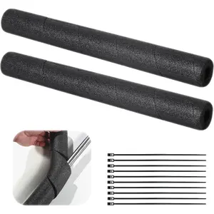 Pipe Insulation Foam Tube,15.7Inch Black Pool Noodles Foam,Multipurpose Snake Pipe Wrap Protection for Swimming Pool Handle,Winter Water Pipes, Indoor Outdoor