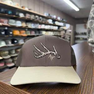The Antler Trucker Hat - Brown/Khaki