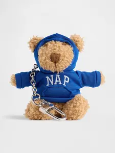 Gap Women's Brannan Bear Nap Hoodie Keychain Charm
