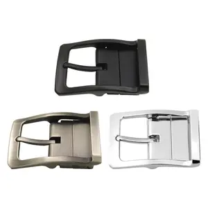 Metal Belt Buckle Business Casual for 33mm-34mm Belt Fashion for Leather Strap Single Prong Belt Accessories Pin Belt Buckle