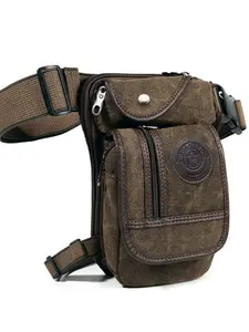 Men's Casual Solid Color Zipper Belt Bag, Simple Solid Color Outdoor Sports Phone Wallet Bag, Fashionable Versatile Sling Bag for Daily Use