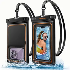 Waterproof Phone Bag, IPX8 Floating Waterproof Phone Case, Dry Bag for iPhone 16 15 14 13 12 11 Pro Max XR XS SE 2022, Samsung S24 S23 S22 Ultra S21 FE, Aquatic Adventures Swimming, Swimming Accessories