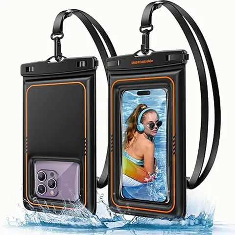 Waterproof Phone Bag, IPX8 Floating Waterproof Phone Case, Dry Bag for iPhone 16 15 14 13 12 11 Pro Max XR XS SE 2022, Samsung S24 S23 S22 Ultra S21 FE, Aquatic Adventures Beach Swimming, Swimming Accessories