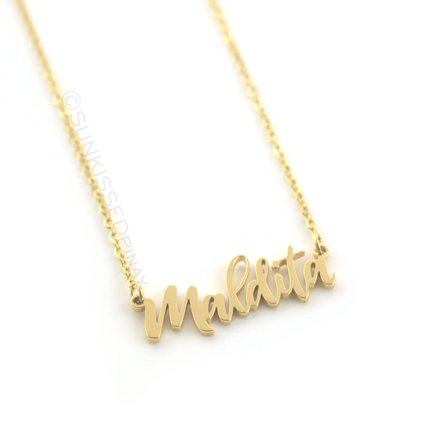 Maldita Filipino Necklace – Bold Pinay Statement Jewelry