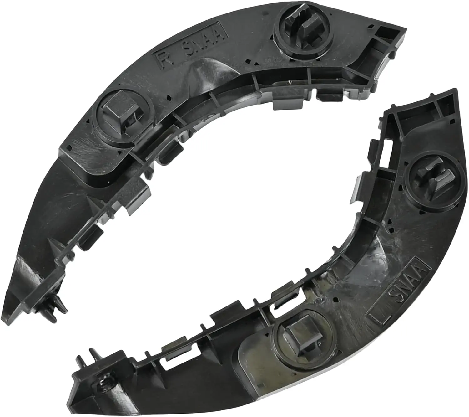 Front Bumper Bracket fit for Honda Civic Sedan 2006 2007 2008 2009 2010 2011, Left & Right Driver Passenger Side replace 71193-SNA-A02 71198-SNA-A02 HO1042114 HO1043114