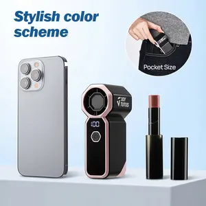 DealsforYouDays【3-Day Delivery】Joytutus AutoFan 2026 Handheld Mini Fan, 4 Wind Power USB Rechargeable Portable Fan [6-18 Working Hours] with Pocket Design 89g, Handheld Neck Desk Use, Small Personal Cooling Travel/Summer/Concerts Essentials Gifts