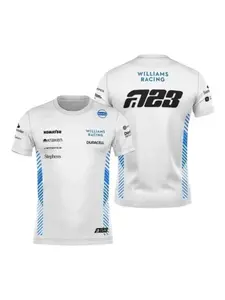 F1 Williams Team T-shirt Carlos Sainz Formula One Alex Alben 2025 T-shirt Men Women Kids Fans Shirt 3d Printed T-shirt