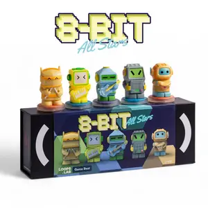 8 Bit Allstars: 5 Figurines Game Music Band