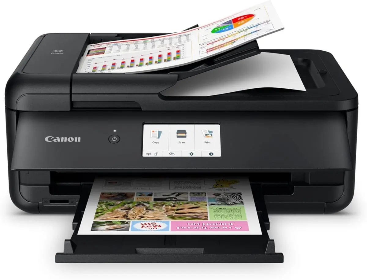 Canon USA 2988C032 Pixma TS9520a Wireless Home All-in-One Inkjet Printer - Black