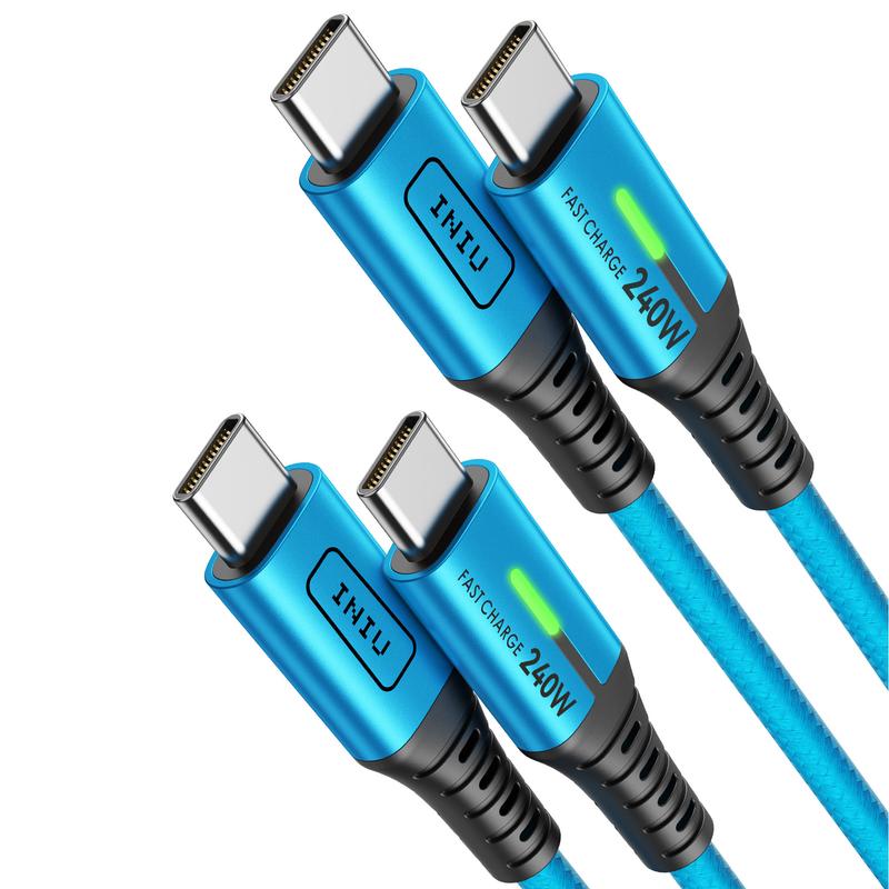 AGOZ 90° USB-C To IPhone Cable – Fast Charging, Braided, Camo Design (4ft/6ft)