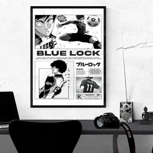 Blue Lock Poster, Yoichi Isagi Manga Print, Soccer Anime Art Wall Decor, Japanese Comic Panel Art, Gift For Fans