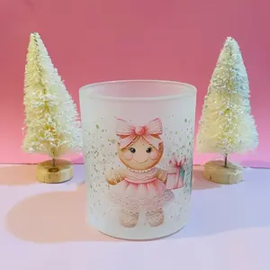 Pink Gingerbread Girl Mug - Perfect for Drinking Hot Beverages - Tumbler, Drinkware