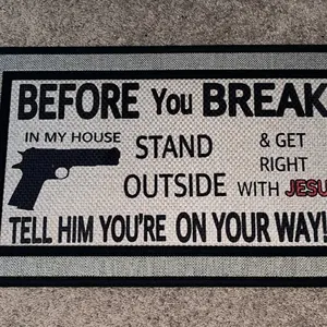 Custom doormat