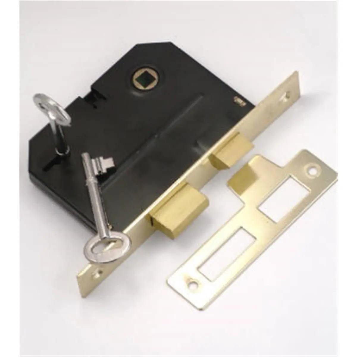 Belwith 1155 Brass Bitkey Mortise Lock - Durable Door Hardware for Residential, Commercial Door Installations