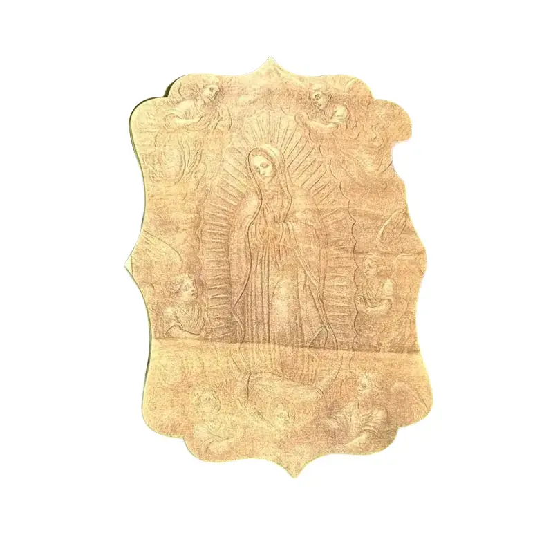 Virgen de Guadalupe engraved plaque