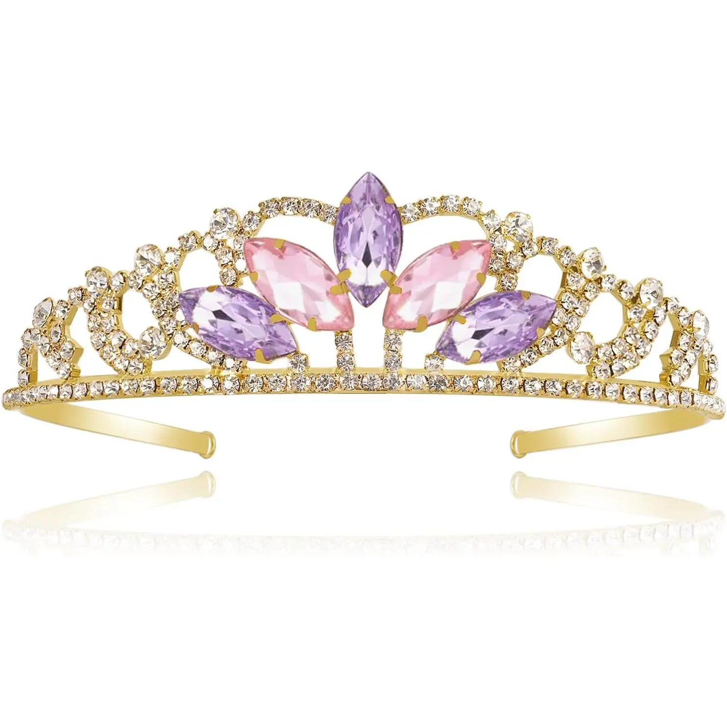 Princess Crown Halloween  Sparkle  Crown  Hair Tiara Costume Accessories for Women Girls Birthday