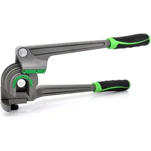 Tube Bender, Pipe Bender, 1/4" 3/8" 1/2" (6/8/10mm) O.D.3 in 1 Tubing Bender 180° HVAC Copper Aluminum Bending Tool for Air Conditioning Refrigeration Repair Refrigeration Tool