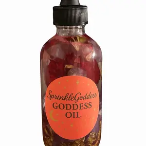 Goddess Luxe Body Oil With Pheromones Infused with Herbs & Crystals | Attraction |
