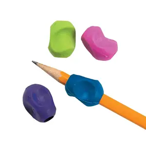 1" Bulk 48 Pc. Assorted Color Training Rubber Pencil Grips