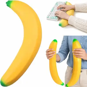 Mega Jumbo Banana Squishy Toy| Super Giant Fruit Squeeze Toy for Ultimate Stress Relief| Ultra Soft Slow Rising Anti-Anxiety Fidget, Viral TikTok Gift