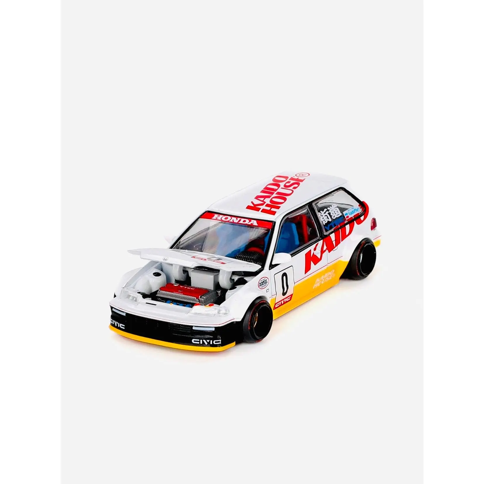 Mini GT x Kaido House Collab Factory Sealed Honda Civic (EF) Kanjo V1 #139