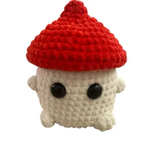 Crochet Big Pop Up Mushroom Plushies