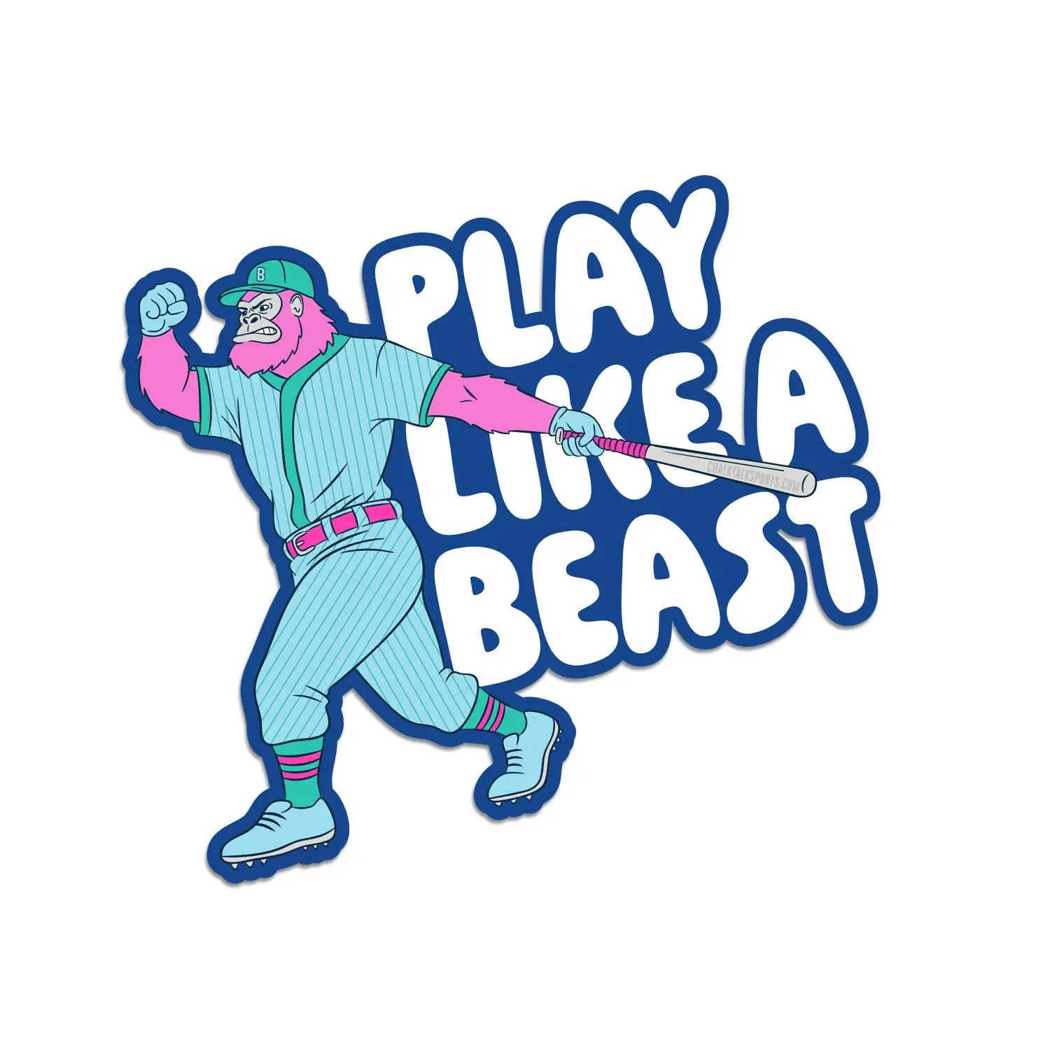 Baseball Vinyl Sticker, Collectible for Baseball Games, Indoor/Outdoor Use, Adds Fearless Look