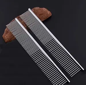 SILVER - Stainless Steel Pet Comb