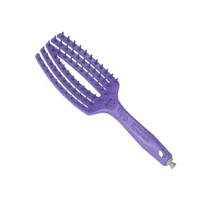 Olivia Garden CurlyHair Wide Bristle Vented Brush-Purple