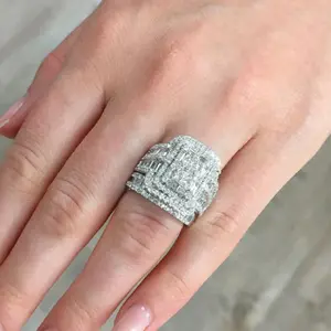 Luxury 2-Piece Women’s Ring Set – Sparkling Cubic Zirconia | Elegant Fashion Jewelry