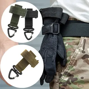 Nylon Glove Anti-Loss Clip! High-Strength Spring Clip - Holds Gloves/Tools/Water Bottles for Camping/Outdoor Hook Keeper