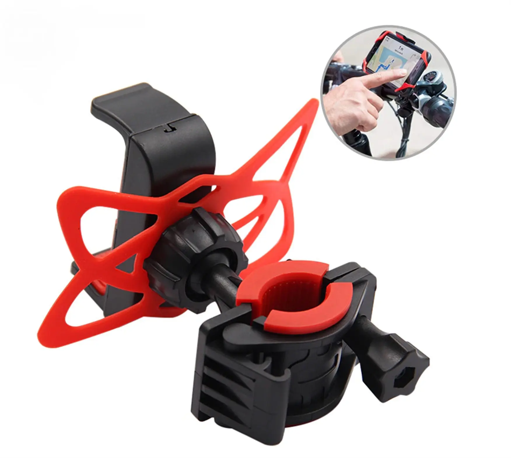 Universal Motorcycle MTB Bike Bicycle Handlebar Mount Holder For Cell Phone GPS