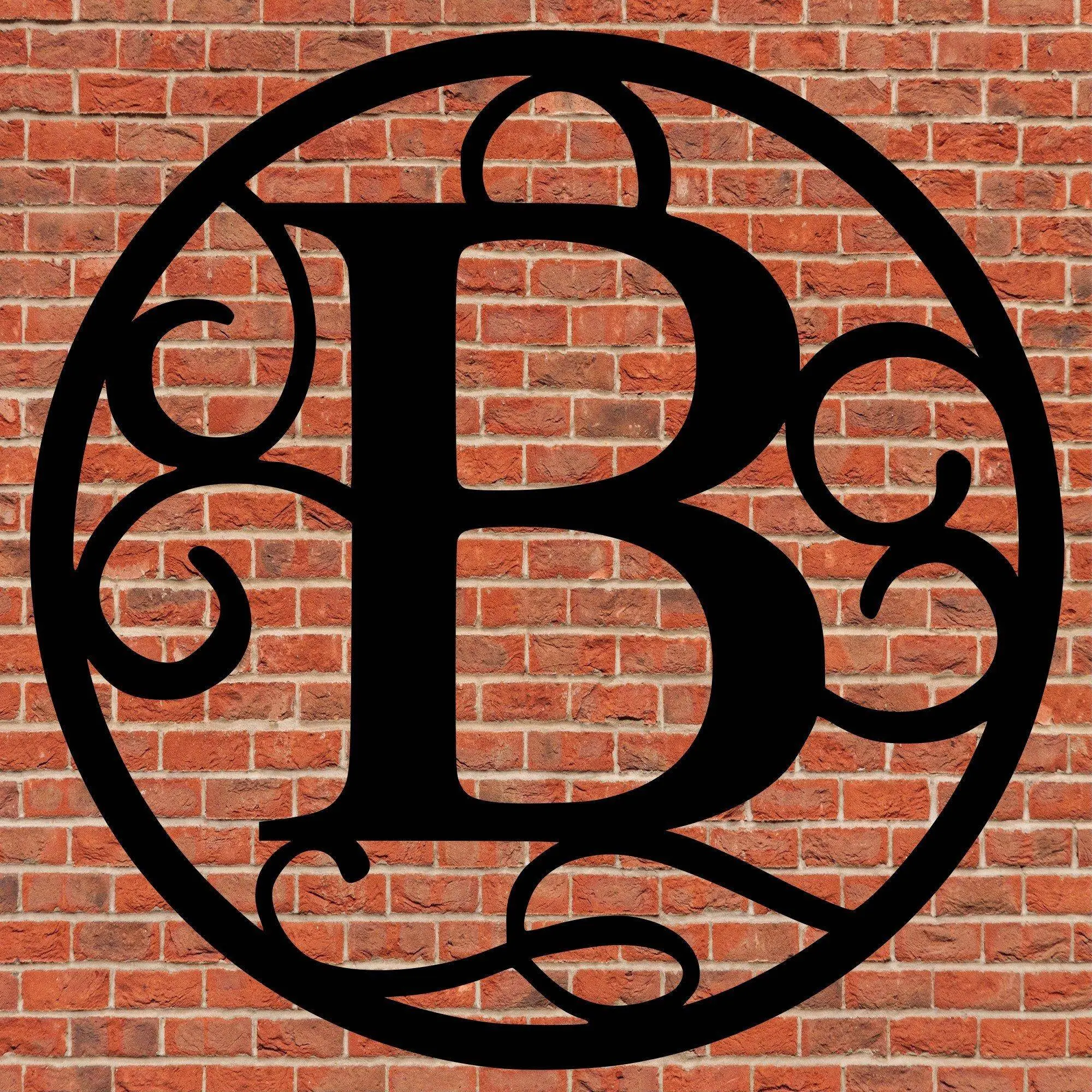 "Fancy Vine" Letter Monogram