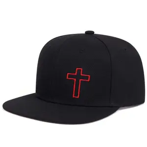 Unisex Cross Embroidered Baseball Cap – Adjustable Hip Hop Streetwear Hat for Outdoor & Daily Wear