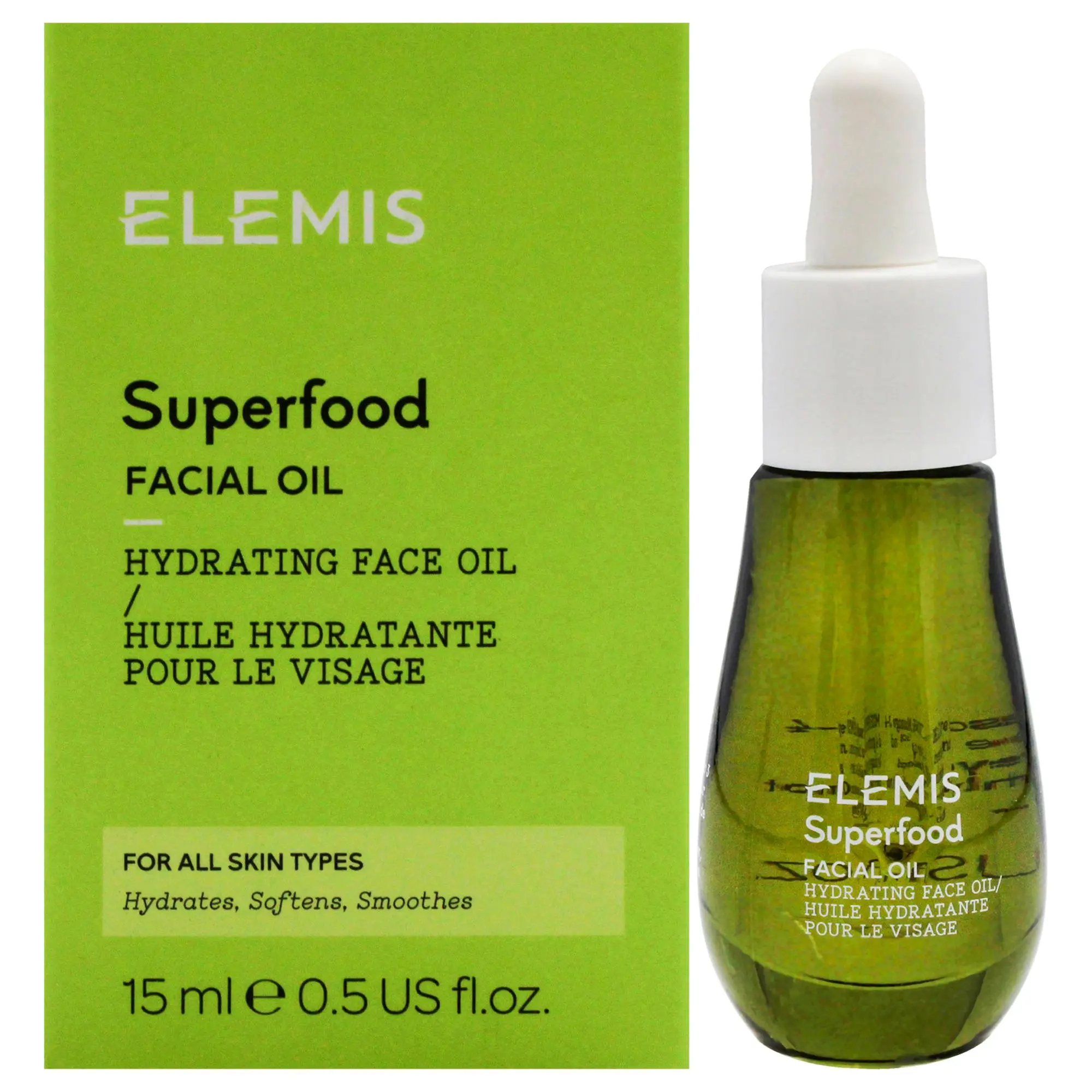 Elemis Superfood Facial Oil for Women - Single Bottle, 0.5 oz Beauty & Personal Care Oil