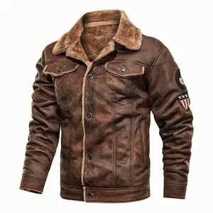 Leather Military Bomber Motorcycle Jackets