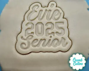 Custom 2026 Graduation Cookie Cutter & Stamp