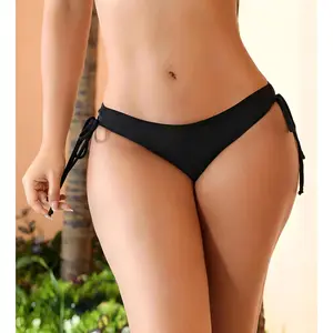 SwimWeekPeriod Swimwear for Women Teens Grils Black Leakproof Swim Bottoms Side Tie Menstrual Swimsuit Bottoms