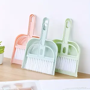 1set Compact Pet Cleaning Kit - Mini Dustpan & Broom Set for Hamsters - Ideal for Desktop & Keyboard - Simplify Small Pet Care with Durable Plastic Tools