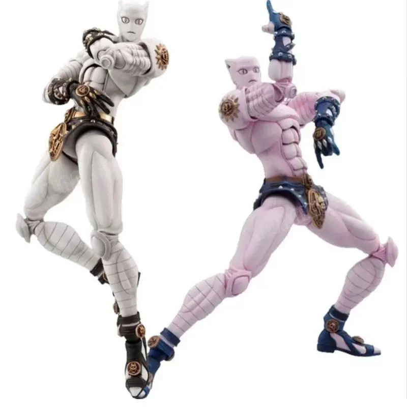 Super Action Statue Dio Yoshikage Kira Killer Queen Poseable Action Figure Room Desk Decoration Festival Gift Reissue In Stock